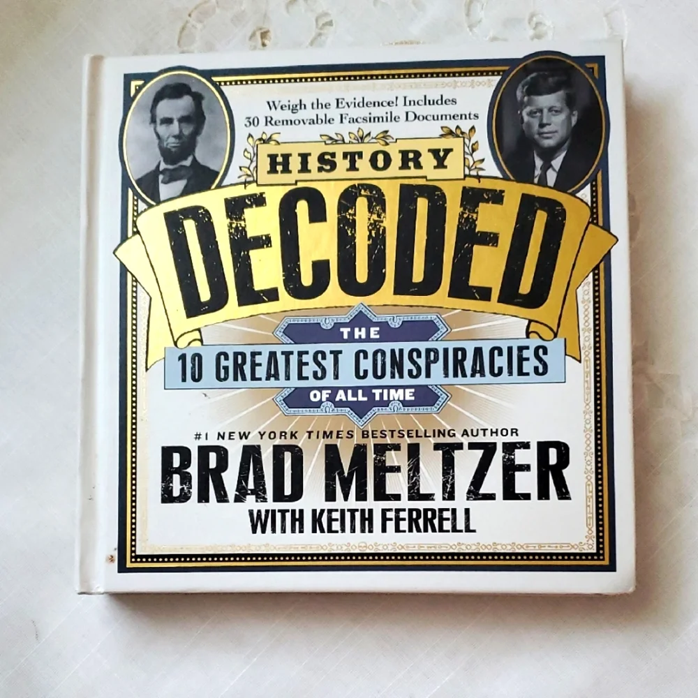 History Decoded 10 Greatest Conspiracies Of All Time Book.